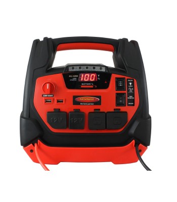 Wielofunkcyjne przenośne urządzenie rozruchowe z kompresorem oraz przetwornicą napięcia FC-1250 HOT (806/F) - www.toolsbook.eu