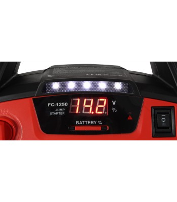 Wielofunkcyjne przenośne urządzenie rozruchowe z kompresorem oraz przetwornicą napięcia FC-1250 HOT (806/F) - www.toolsbook.eu