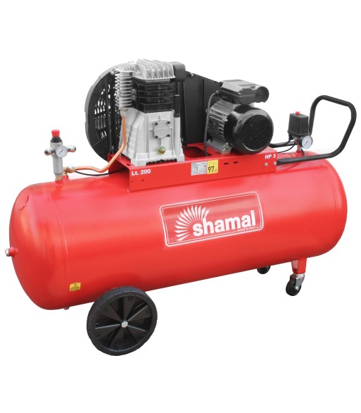 Sprężarka tłokowa kompresor Shamal CM 390/200 SB38C 2.2kW 230V 10 bar (K1045) - www.toolsbook.eu