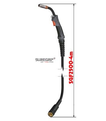 MIG UCHWYT SPAWALNICZY PARKER SUREGRIP ERGO 2500 FLEX 4m (SGF2500-40ER)