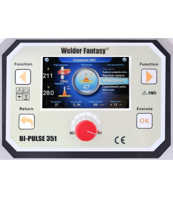 Półautomat spawalniczy 3w1 PERFECT BI-PULSE 351 4x4 MIG/MAG/SYNERGIA/PULS/PODWÓJNY PULS/LUTOSPAWANIE/MMA Welder Fantasy 400V (BP