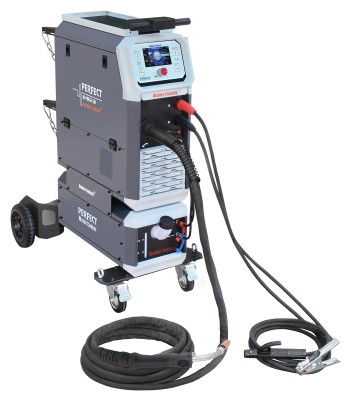 Półautomat spawalniczy PERFECT BI-PULSE 351 CHŁODNICA 4x4 MIG/MAG/SYNERGIA/PULS/PODWÓJNY PULS/LUTOSPAWANIE/MMA Welder Fantasy 40
