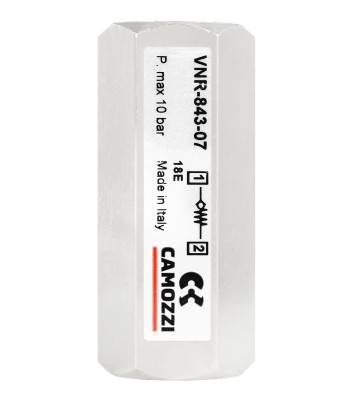 Zawór zwrotny 1/4" Camozzi
