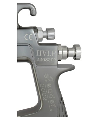 Pistolet lakierniczy LEADER K411 HVLP 2.0mm zbiornik 600ml model 2022-2026