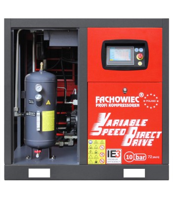 Sprężarka śrubowa Profi Kompressoren ARROW II 37 kW VSD 2040-5600 l/min 10 bar 400V napęd bezpośredni (ARROW37VSD)