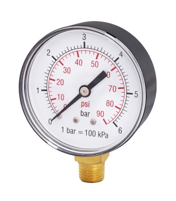 Manometr 63 mm 1/4" dolny 0-6 bar (M1463/D6BAR)