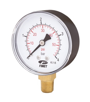 Manometr 63 mm 1/4" dolny 0-4 bar (M1463/D4BAR)