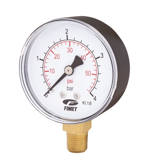 Manometr 63 mm 1/4" dolny 0-4 bar (M1463/D4BAR)