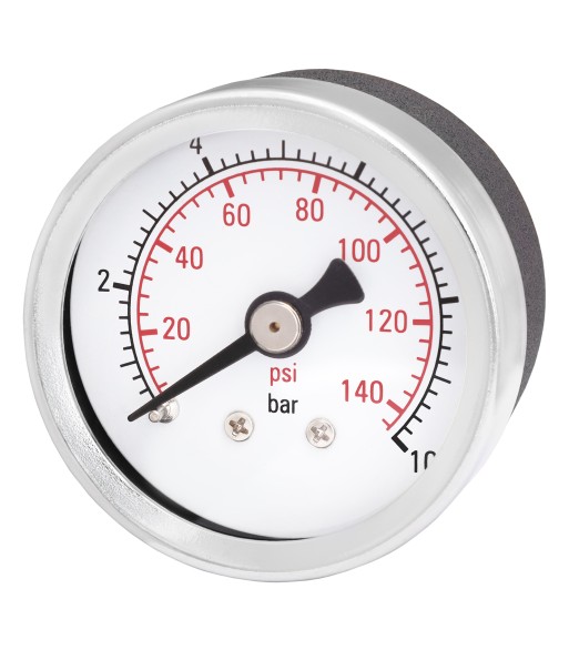 BM Manometr metalowy 40 mm 1/8" tylny 10 bar (M4018T)