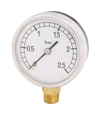 Manometr 63 mm 1/4" dolny 0-2,5 bar (M1463/D2.5BAR)