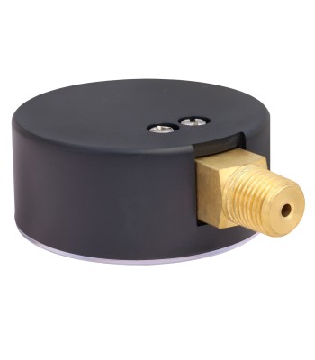 Manometr plastikowy V 63 mm 1/4" dolny 1 bar (M1463/D1BAR)