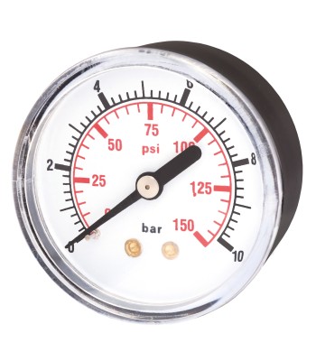 Manometr plastikowy 50 mm 1/8" tylny 10 bar (M1850/T2)