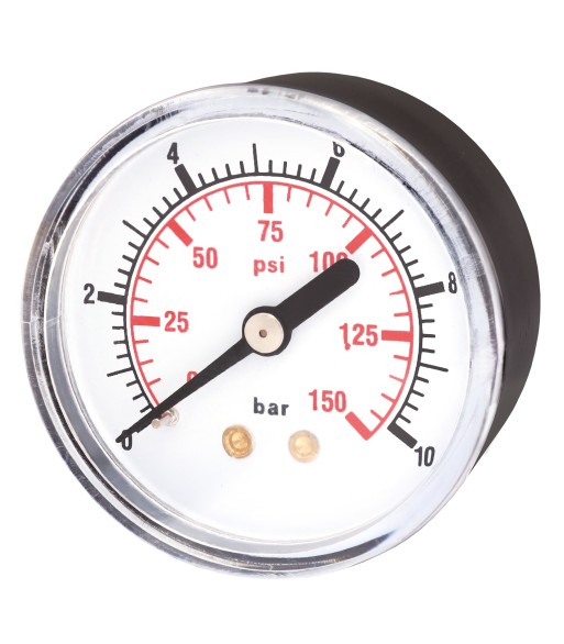 Manometr plastikowy 50 mm 1/8" tylny 10 bar (M1850/T2)