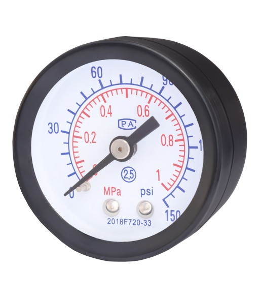 Manometr metalowy 40 mm 1/8" tylny 10 bar (M1840/T1)