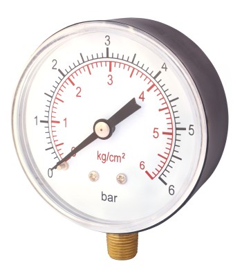 Manometr 63 mm 1/8" dolny 6 bar (M1863/D6)