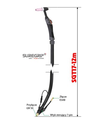 TIG UCHWYT SPAWALNICZY PARKER SUREGRIP SGT17 FLEX PKG X 12m E-B