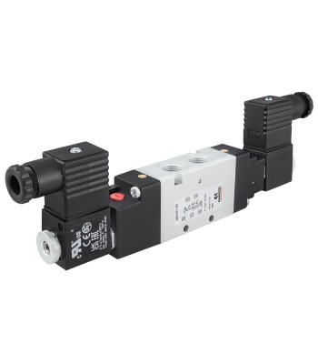 Zawór CAMOZZI 354-011-02 5/2 1/4" bistabilny + Cewka 48VAC / 24VDC + Wtyczka