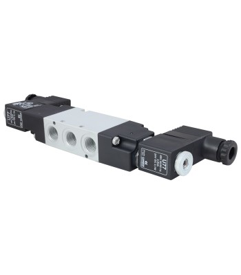 Zawór CAMOZZI 354-011-02 5/2 1/4" bistabilny + Cewka 48VAC / 24VDC + Wtyczka