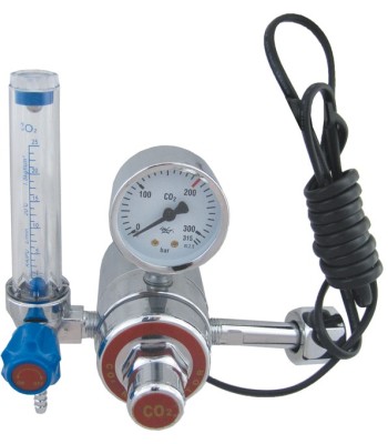 Reduktor butlowy CO2 MINI rotametr + podgrzewacz 36V