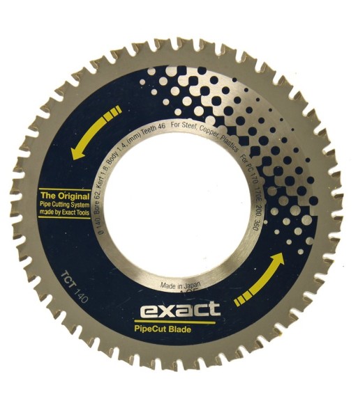 Piła widiowa TCT do cięcia stali Exact 140 mm / 46z
