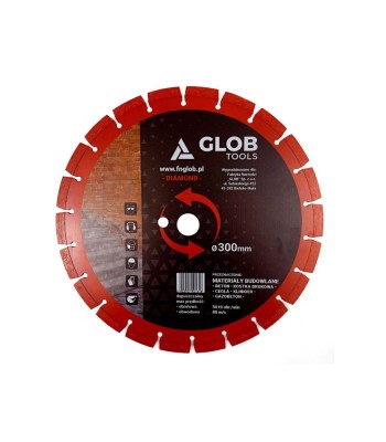 Tarcza diamentowa GLOB TOOLS materiały budowlane