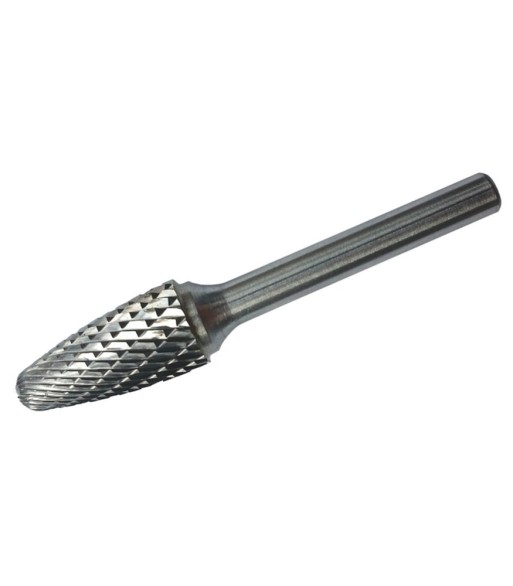 Frez węglikowy (pilnik obrotowy) trzpień 6mm. łukowy z czołem zaokrąglonym kształt F 12x60mm
