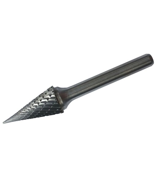 Frez węglikowy (pilnik obrotowy) trzpień 6mm. stożkowy z czołem szpiczastym kształt M 12x60mm